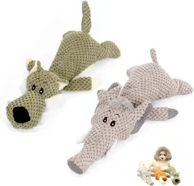 2024 New Robust Animal Designed for Heavy Chewers-large Size-Indestructible Robust Dogs Toys, Durable Squeaky Dog Toys for Heavy Chewers, Plush Dog Toy, Interactive Dog Toys for Boredom (F-B C)