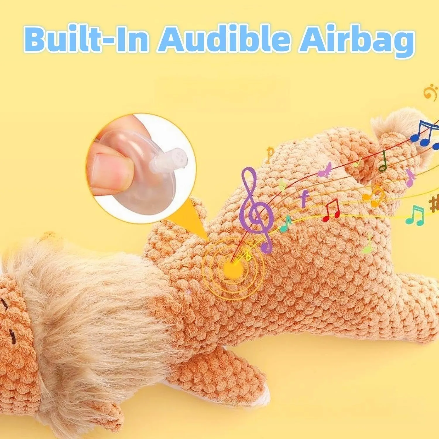 2024 New Robust Animal Designed for Heavy Chewers-large Size-Indestructible Robust Dogs Toys, Durable Squeaky Dog Toys for Heavy Chewers, Plush Dog Toy, Interactive Dog Toys for Boredom (F-B C)