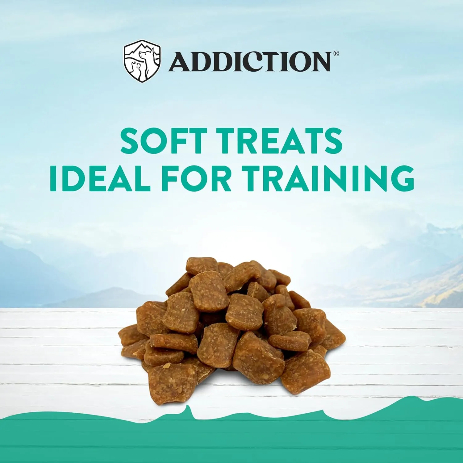 Addiction Meaty Bites - Hypoallergenic Dog Treats - Made in New Zealand - High Meat Content - Gluten and Grain-Free - Soft and Allergy Friendly Dog Treats (Brushtail, 4 ounces)