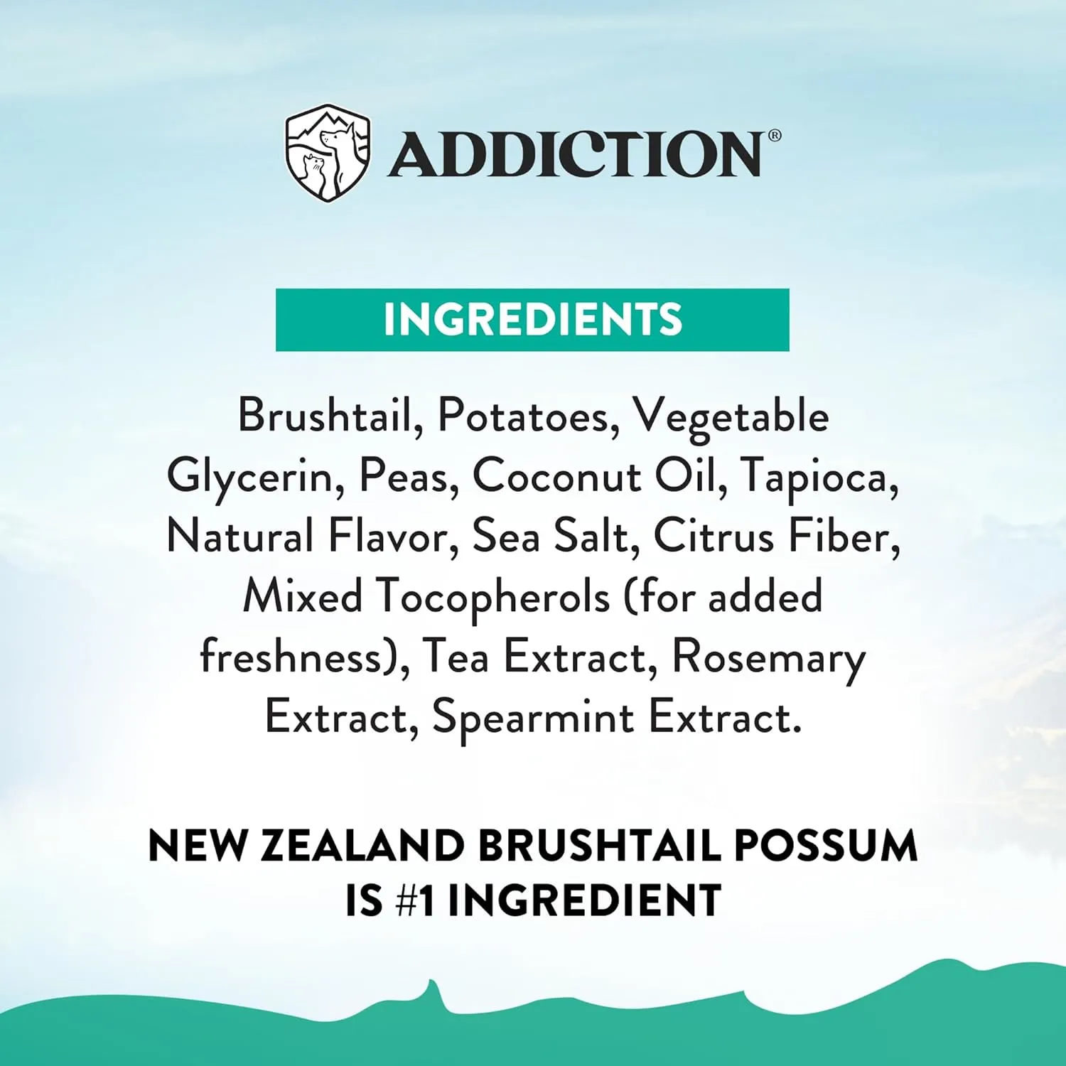 Addiction Meaty Bites - Hypoallergenic Dog Treats - Made in New Zealand - High Meat Content - Gluten and Grain-Free - Soft and Allergy Friendly Dog Treats (Brushtail, 4 ounces)