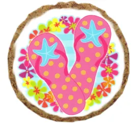 Beach Sandals Dog Treats - 12 Pack
