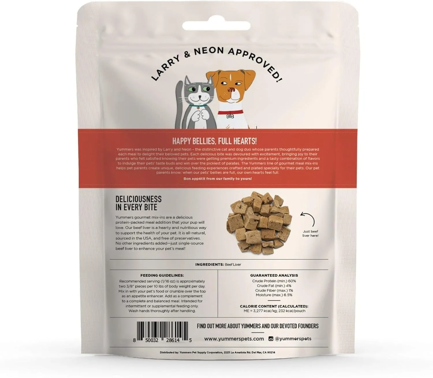 Beef Liver Meal Mix-Ins, 2.5 oz - Flavor Dog Food Topper for Dry Food - Premium Add Ins, Meal Toppers, Treat Mix - Freeze-Dried for Maximum Flavor - All-Natural & Free of Preservatives