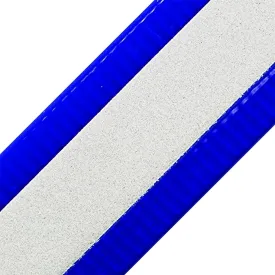 BioThane Gold Series Coated Reflective Webbing - Waterproof Heavy Duty Strap - 1" x 5 yd, Pacific Blue