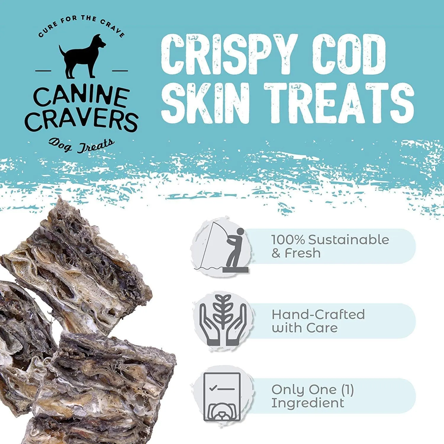 Canine Cravers Single Ingredient Dog Treats  Healthy and Nutritious Human Grade Air Dried Hypoallergenic Pet Food - Grain Free, Gluten Free and No Soy  100% All Natural Variety 3 Pack