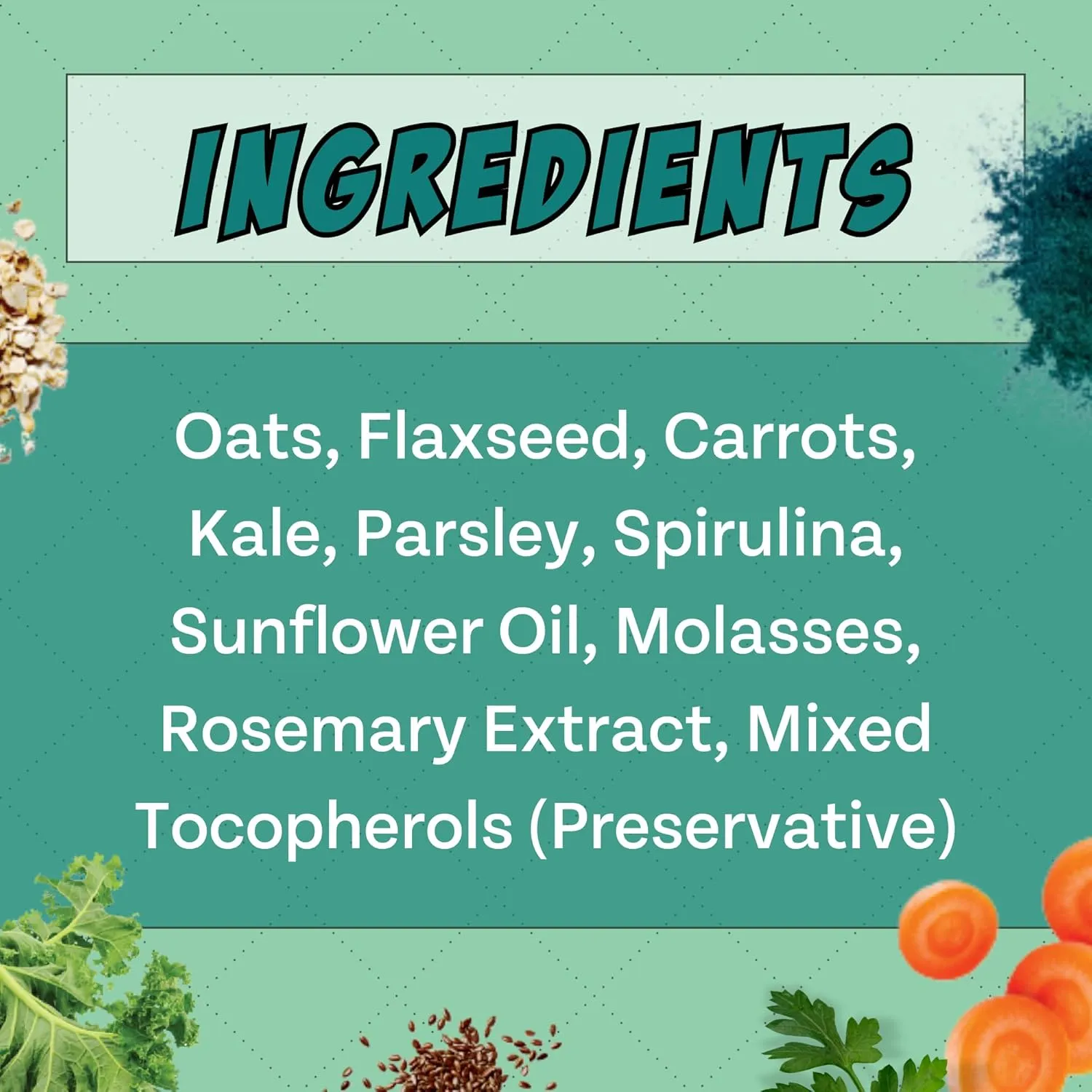 Chippin Dog Treats, Healthy Ingredients, Kale, Carrots, Spirulina, for Small, Medium, Large Dogs, Puppies, Seniors, Birthday Gift, Dog Training, Hypoallergenic, Made in USA, Training Treat