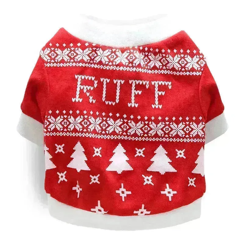 Christmas pet dog clothes