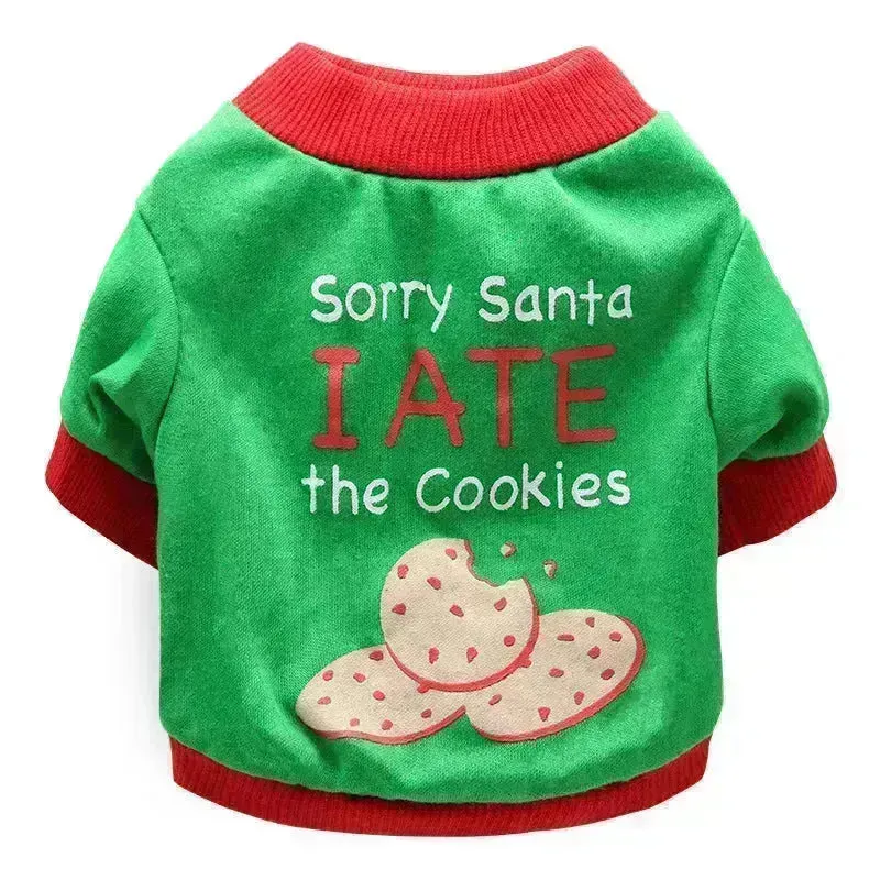 Christmas pet dog clothes