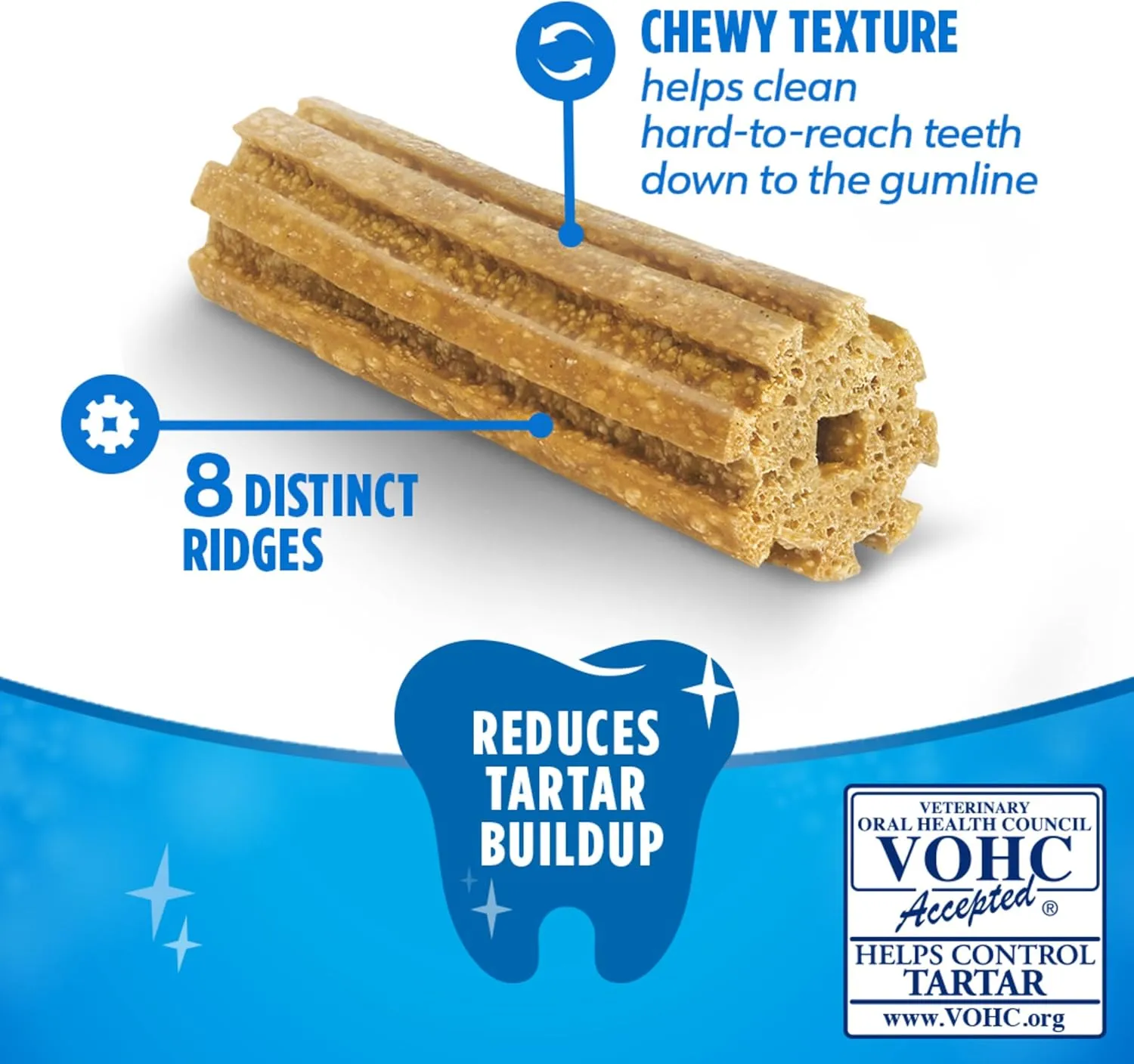 DentaLife Daily Oral Care Dog Treats for Small Dogs 5-20 lbs., Chewy Dental Treat to Freshen Breath and Fight Tartar, Chicken Flavor, 17.1 oz., 58 Chews - 58 ct. Pouch