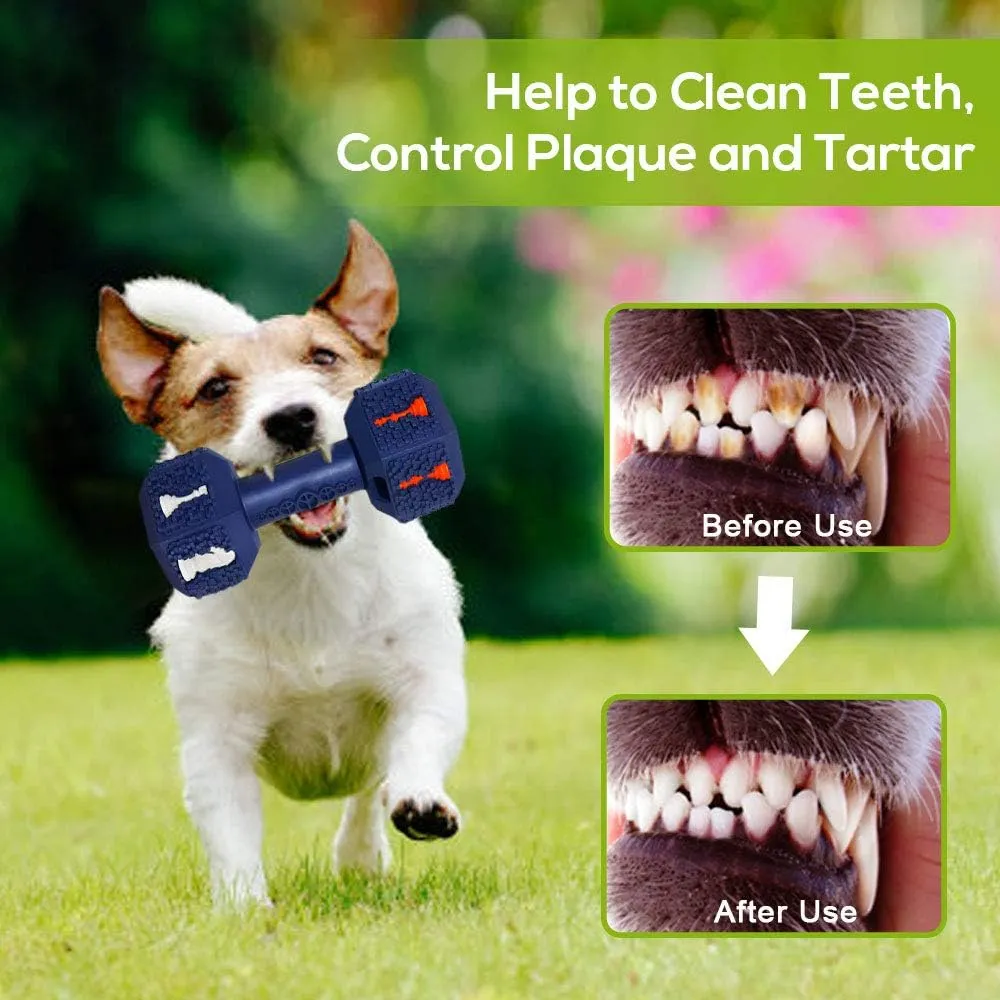 Dog Chew Toys for Aggressive Chewers,Food Grade Non-Toxic Dental Pet Toy,Tough Durable Indestructible Dog Toys for Small Dogs.Blue8IB-15IB