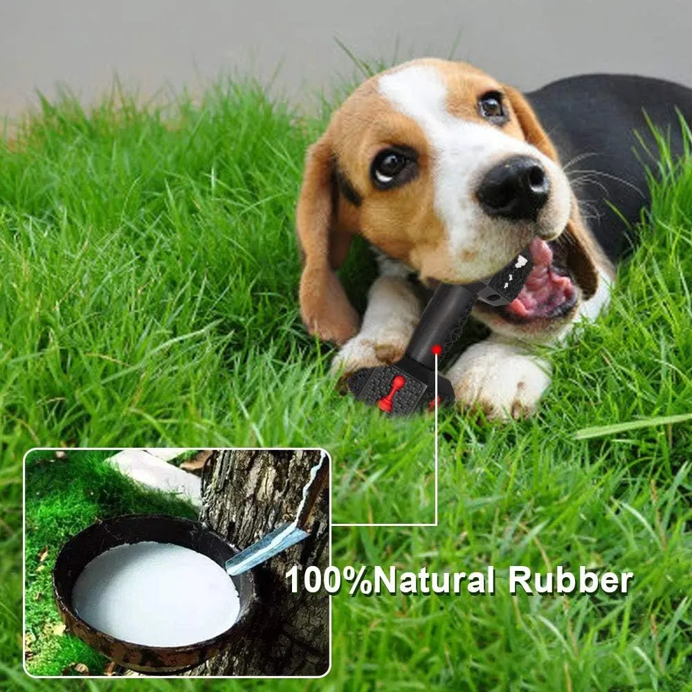 Dog Chew Toys for Aggressive Chewers,Food Grade Non-Toxic Dental Pet Toy,Tough Durable Indestructible Dog Toys for Small Medium Dogs.Black8IB-15IB
