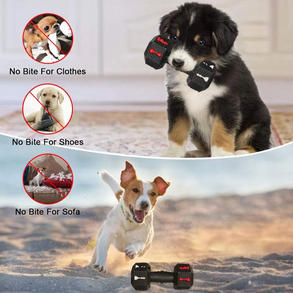 Dog Chew Toys for Aggressive Chewers,Food Grade Non-Toxic Dental Pet Toy,Tough Durable Indestructible Dog Toys for Small Medium Dogs.Black8IB-15IB