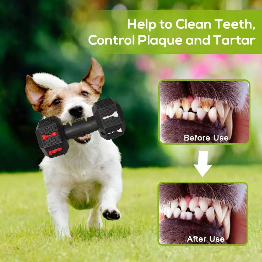 Dog Chew Toys for Aggressive Chewers,Food Grade Non-Toxic Dental Pet Toy,Tough Durable Indestructible Dog Toys for Small Medium Dogs.Black8IB-15IB