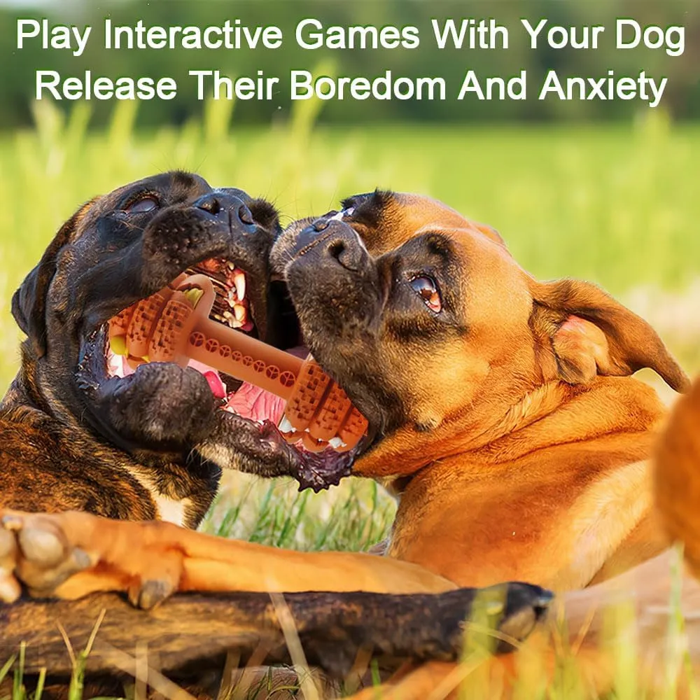 Dog Chew Toys for Aggressive Chewers,Food Grade Non-Toxic Dental Pet Toy,Tough Durable Indestructible Dog Toys for Small Medium Dogs.Orange8IB-15IB