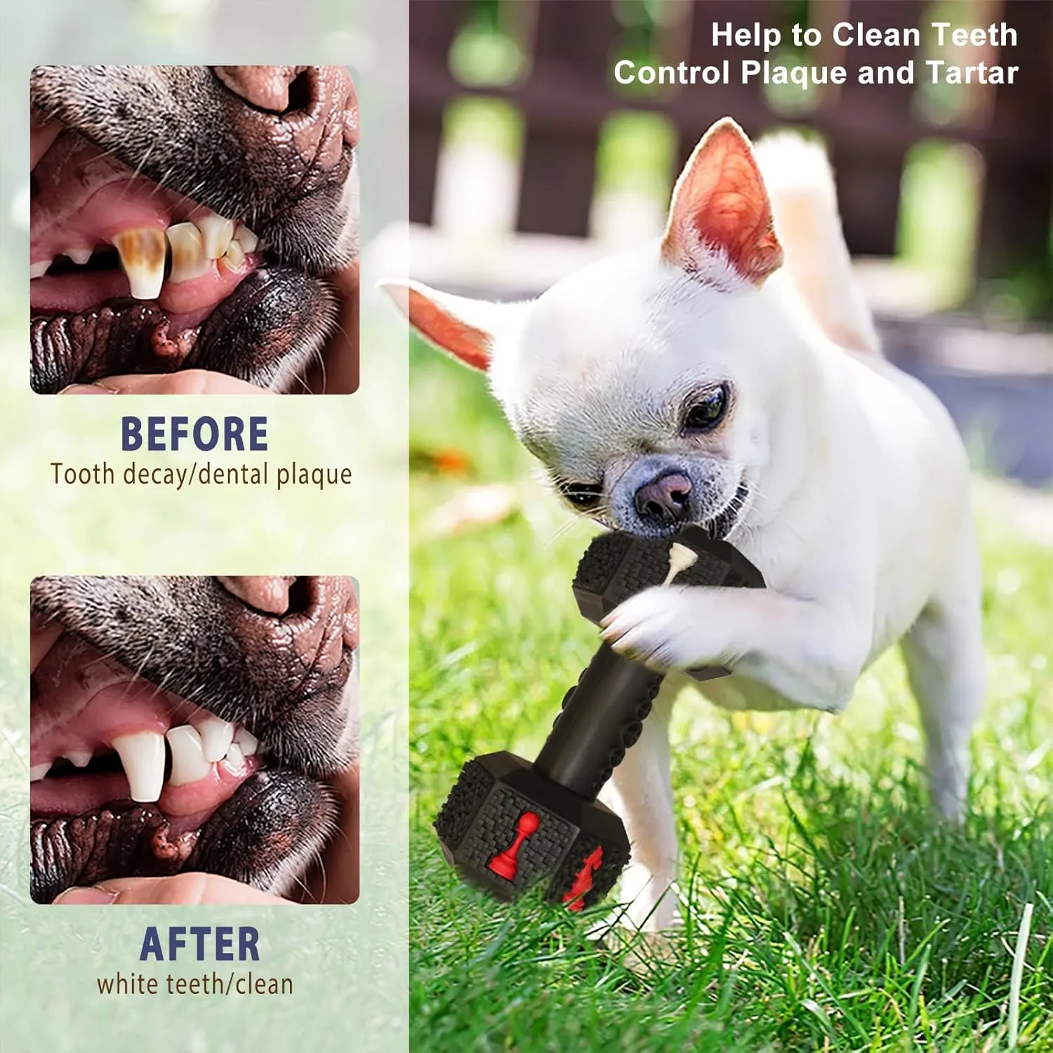 Dog Chew Toys for Aggressive Chewers,Food Grade Non-Toxic Dental Pet Toy,Tough Durable Indestructible Dog Toys for XSmall Dogs.Black5IB-8IB