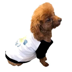 Dog Clothes - White & Black - Medium