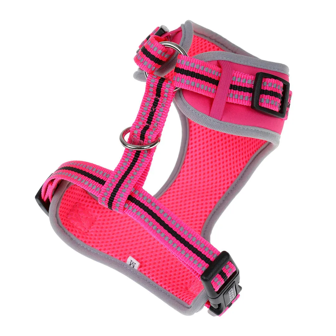 DOOG Neoflex Neoprene Lady Neon Pink Dog Harness Extra Large^^^