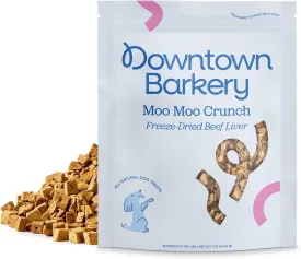 Downtown Pet Supply Barkery Freeze Dried Dog Treats - Single Ingredient, Low Calorie, Rich in Vitamins and Minerals - All Natural - Freeze Dried Beef Liver Dog Treats, 1 LB