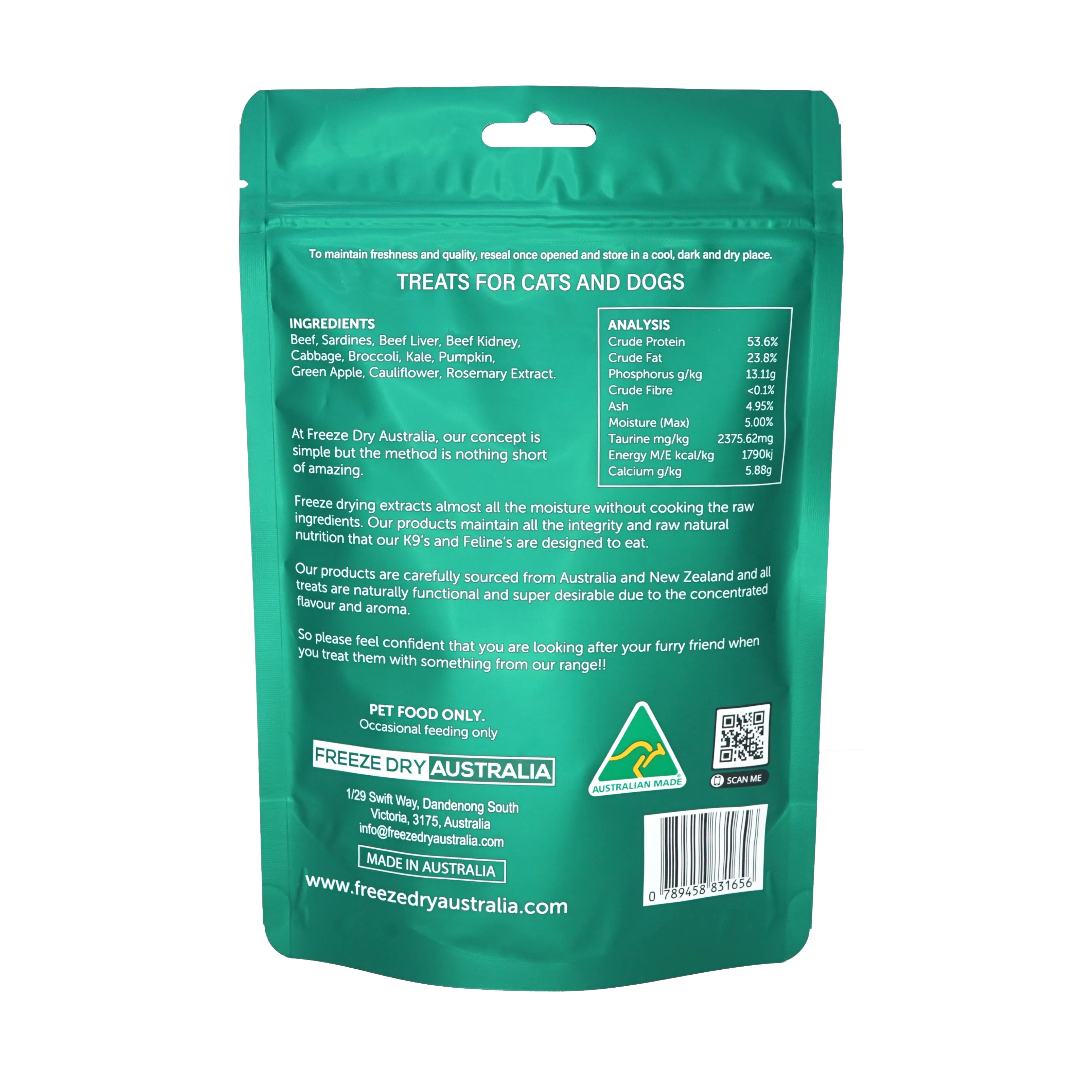 Freeze Dried Beef & Sardine Balls 100g