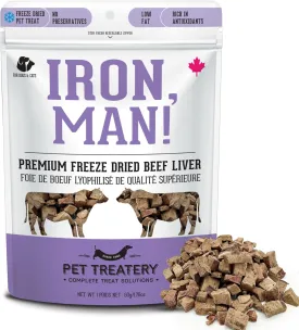 Freeze Dried Beef Liver Treats for Dogs & Cats (1.76 oz, Pack of 1) - Single Ingredient Flash Frozen to Maintain Nutrients Vitamins and Healthy Oils