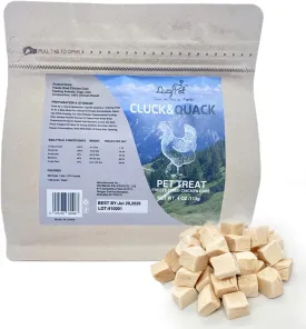 Freeze-Dried Chicken Breast for Dogs & Cats  100% Pure Natural Protein, Grain-Free Pet Treats, Single-Ingredient Training Rewards - 4 OZ(Chicken)