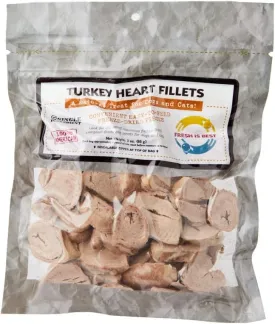 Fresh Is Best - Freeze Dried Healthy Raw Meat Treats for Dogs & Cats - Turkey Heart Fillets