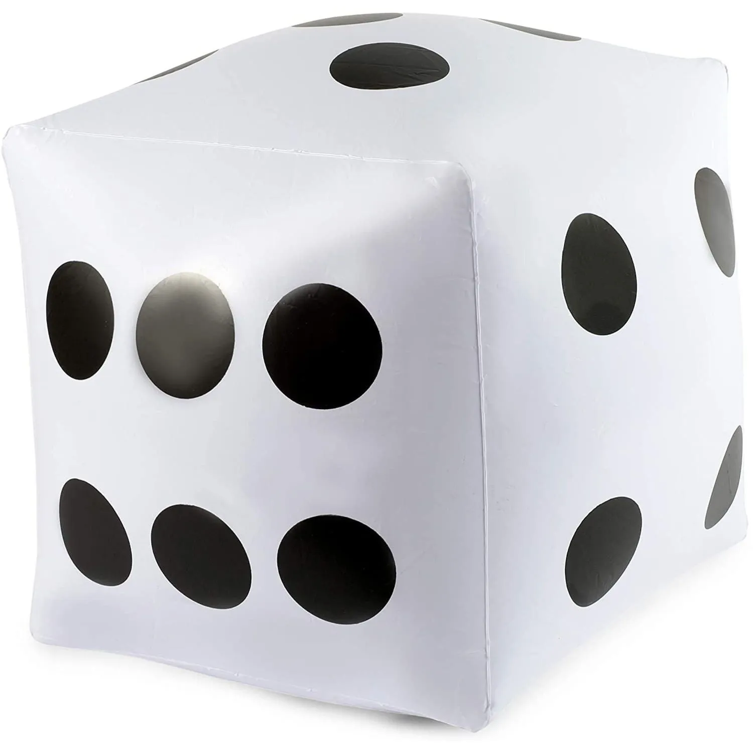 Giant inflatable dice with pump set of giant cubes in 3 colors (12 inches, 9 pieces) Blue Panda