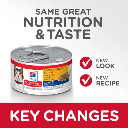 Hill's® Science Diet® Adult 7  Savory Chicken Entrée cat food
