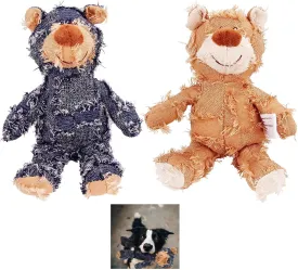 Indestructible Robust Bear - Large Dog Toy, Durable Squeaky Plush Toy for Heavy Chewers, Interactive Dog Toys for Boredom, Suitable for Large Breeds