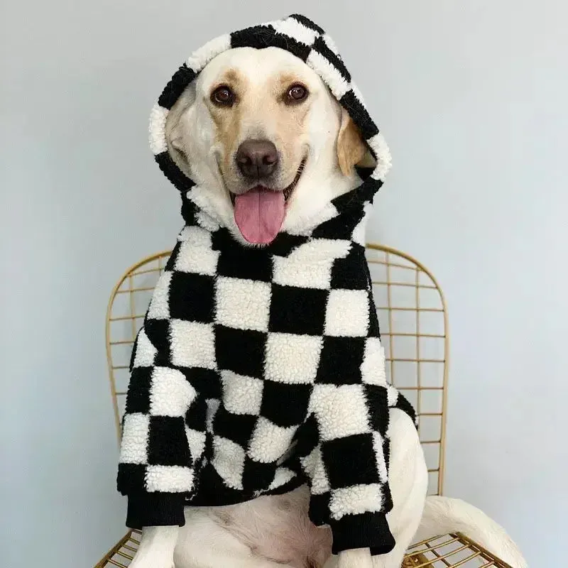 Large Dog Clothes Big Dog Winter Warm Golden Retriever Labrador Samoyed Border Herd Anti-hair Loss Clothing for Large Dog