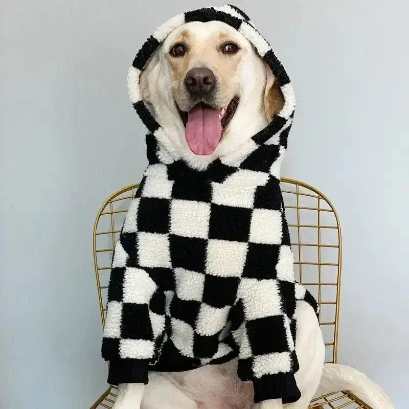 Large Dog Clothes Big Dog Winter Warm Golden Retriever Labrador Samoyed Border Herd Anti-hair Loss Clothing for Large Dog