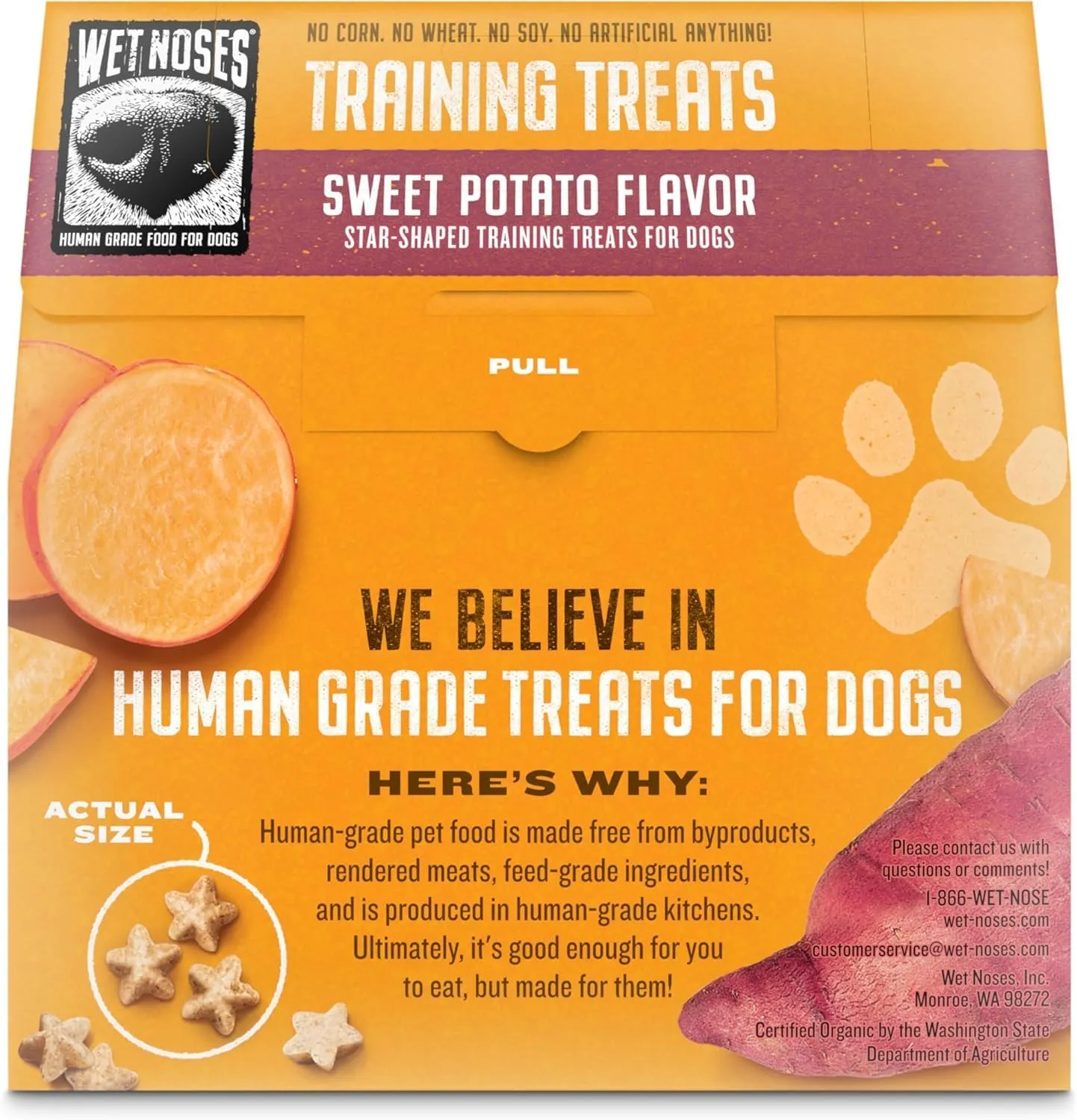 Little Stars Sweet Potato Organic Dog Training Treats, 9-Ounce