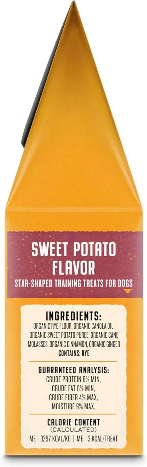 Little Stars Sweet Potato Organic Dog Training Treats, 9-Ounce