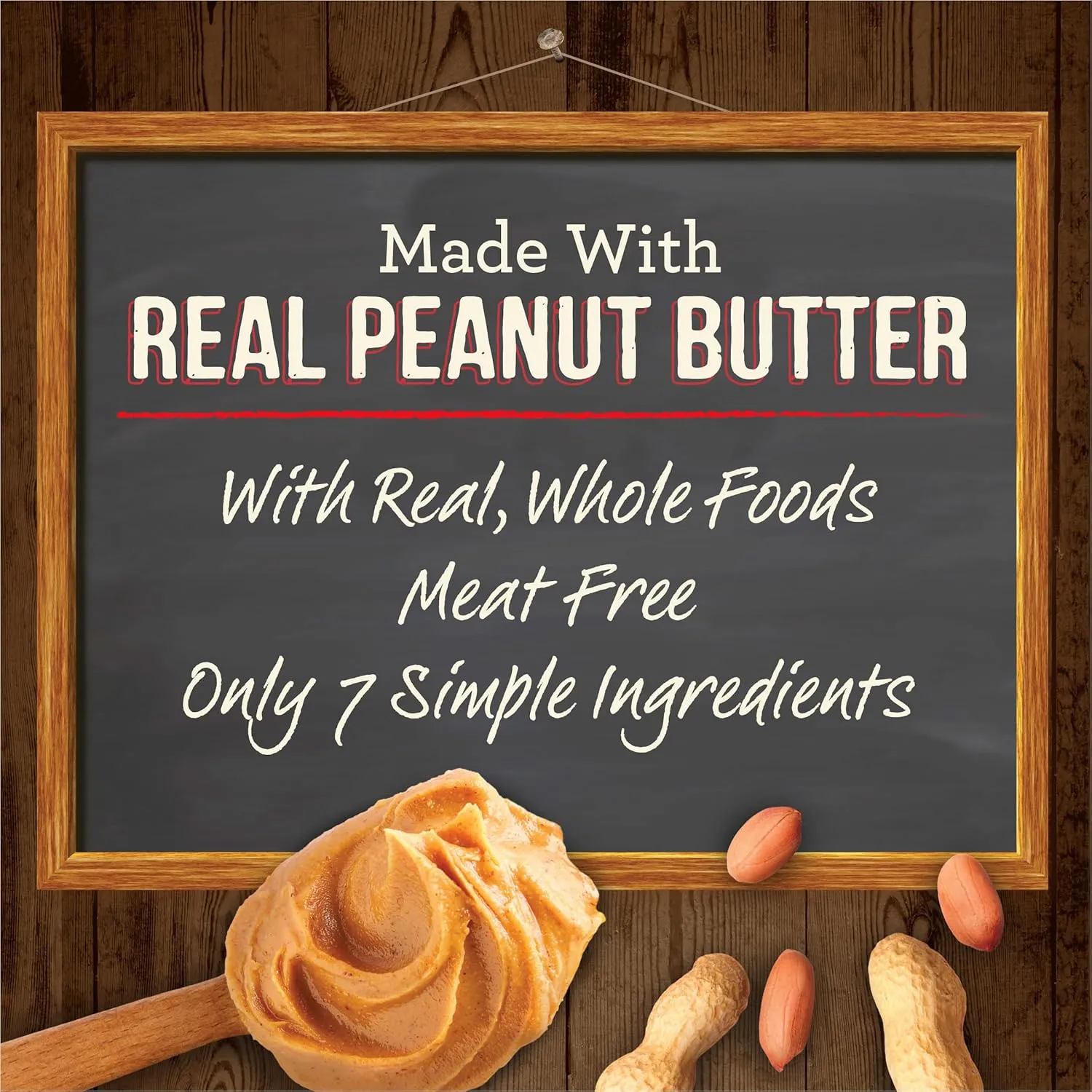 Merrick Oven Baked Dog Treats, Natural Cookies For Dogs, Pawsome Pnut Butter Cookie With Real Peanut Butter - 11 oz. Bag
