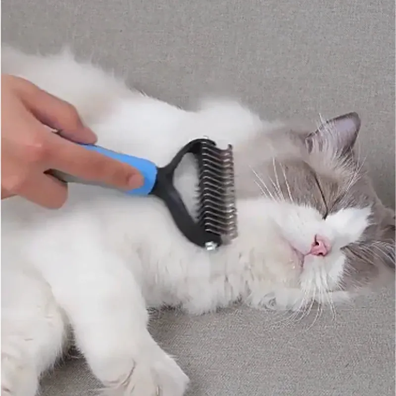 Multi-Purpose Pet Grooming Comb for Dogs and Cats