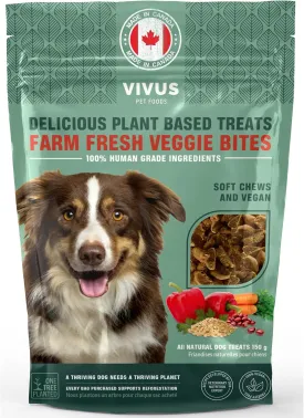 Natural Vegan Dog Treats - for Immune Boosting & Skin Coat Health - All Natural Human Grade Allergen Free Ingredient - Suitable for All Breeds, 5.3 Oz