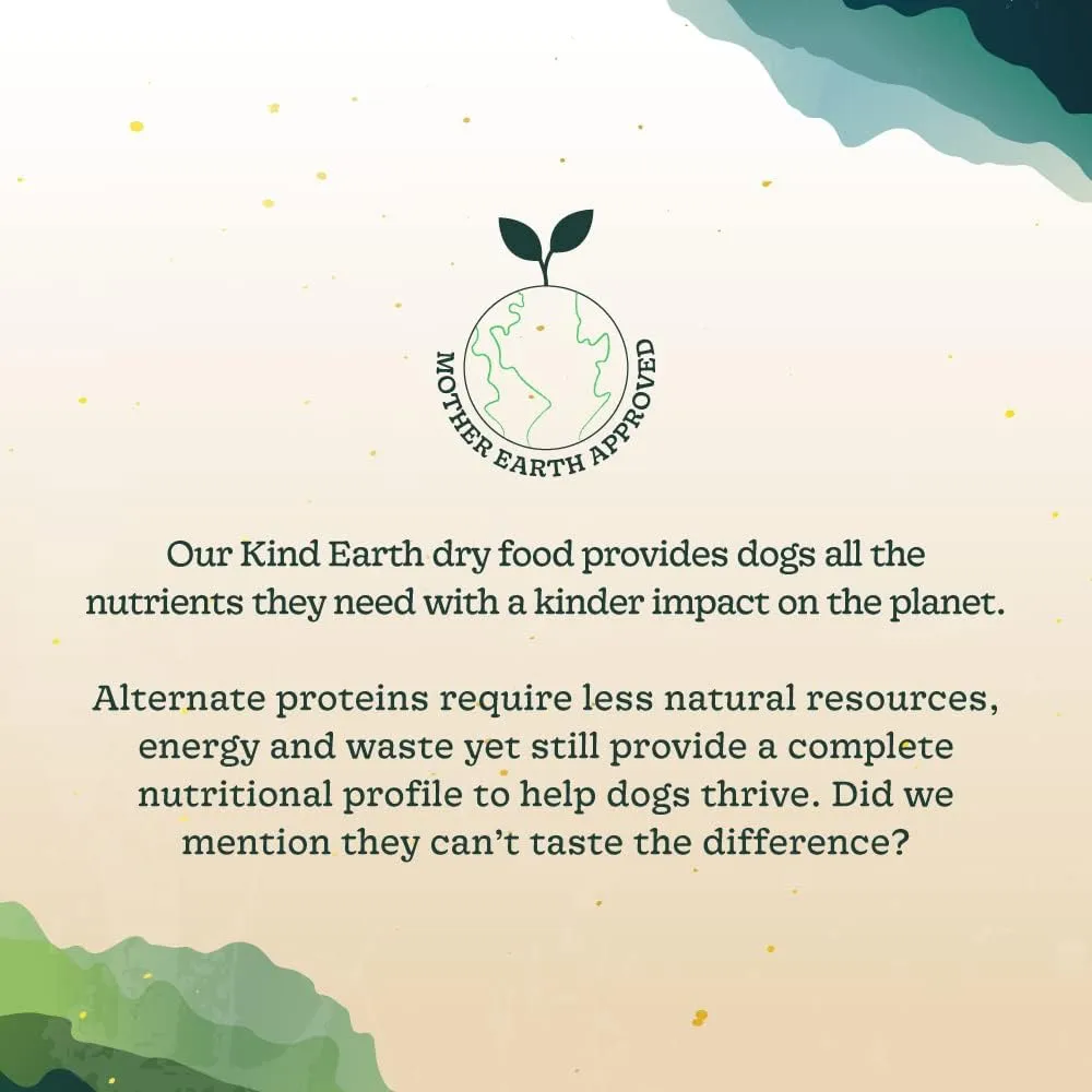 Open Farm Kind Earth Plant Based Dry Dog Kibble, Natural Vegan Dog Food, Source of Complete Protein, Nutrient-Dense, Highly Digestible, Hypoallergenic, Lower Carbon Footprint (20 Pound Pack of 1)
