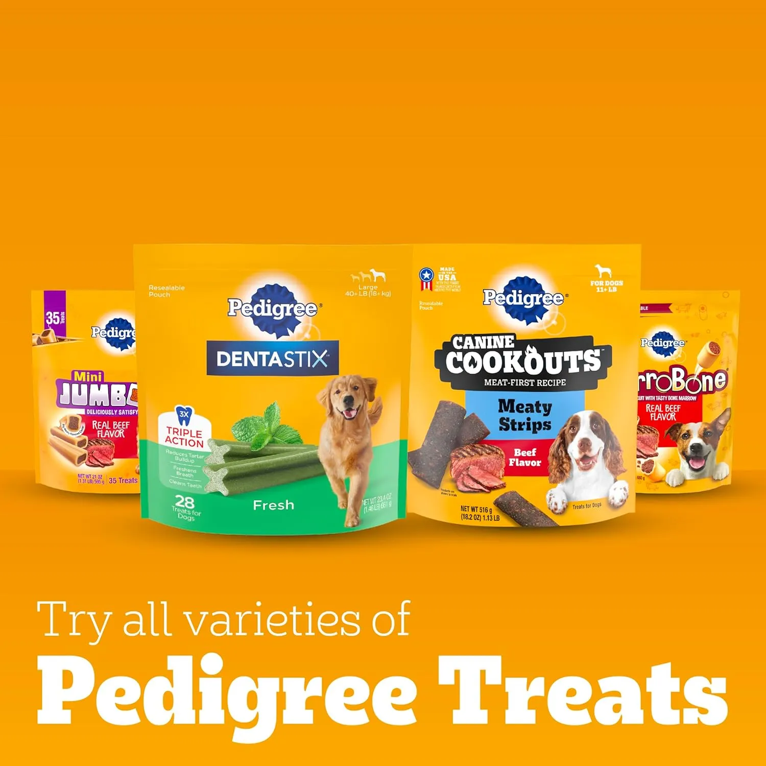 Pedigree Dentastix Chewy Chunx Small & Medium Dog Treats Chicken Flavor, 13.5 oz. Bag