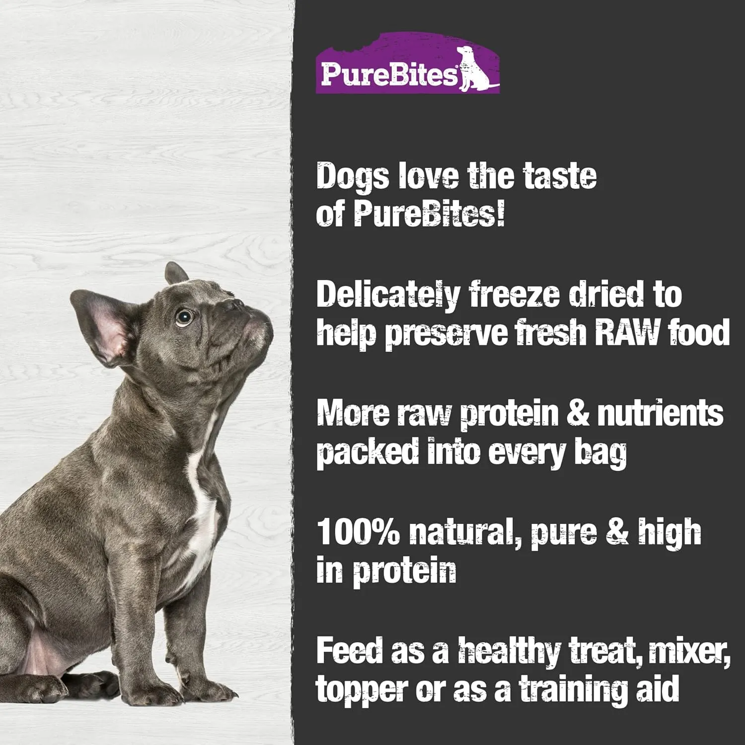 PureBites Ocean Whitefish Freeze-Dried Treats for Dogs (PB000338)