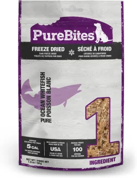 PureBites Ocean Whitefish Freeze-Dried Treats for Dogs (PB000338)