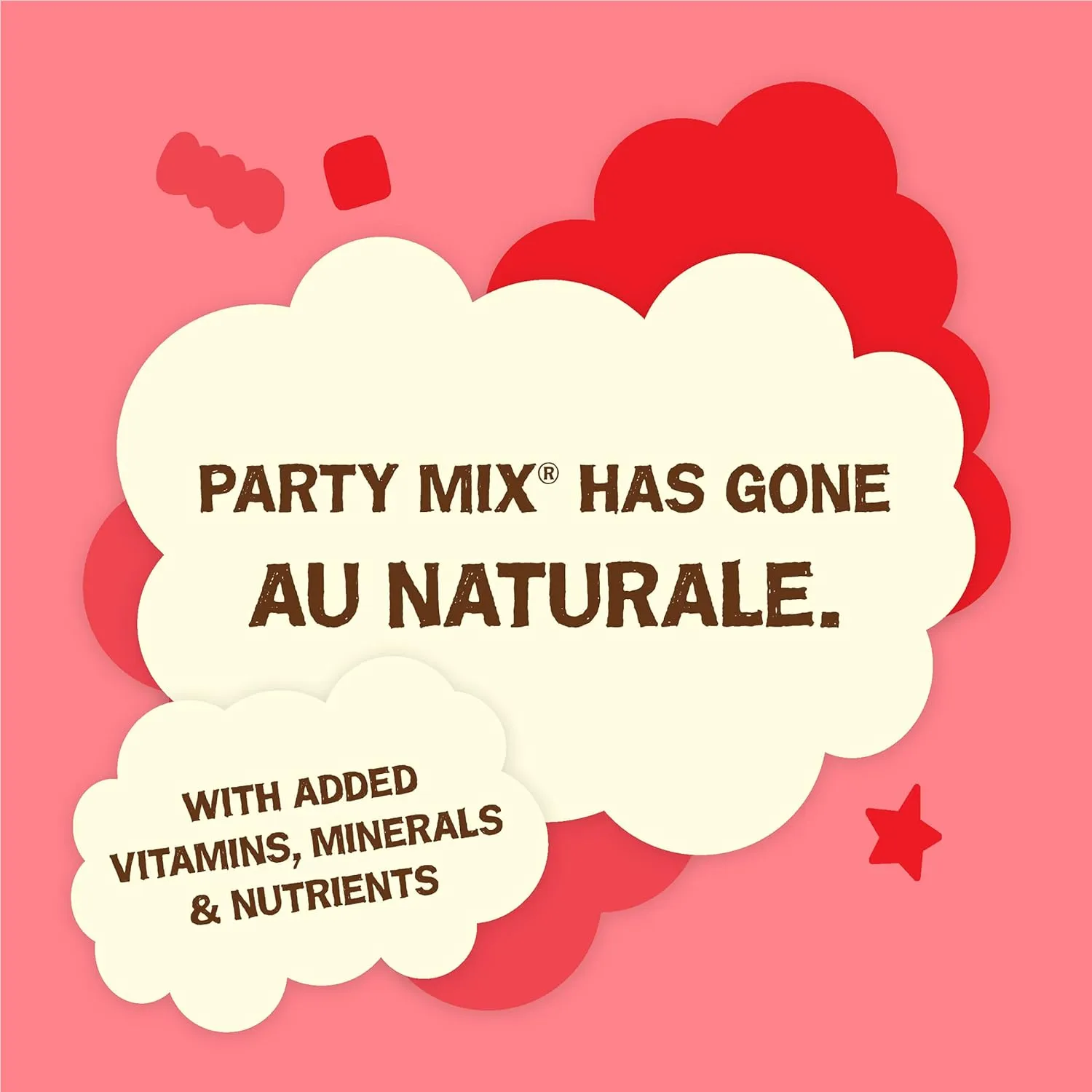 Purina Friskies Natural Cat Treats, Party Mix Natural Yums With Real Salmon and Vitamins, Minerals & Nutrients - (Pack of 6) 6 oz. Pouches