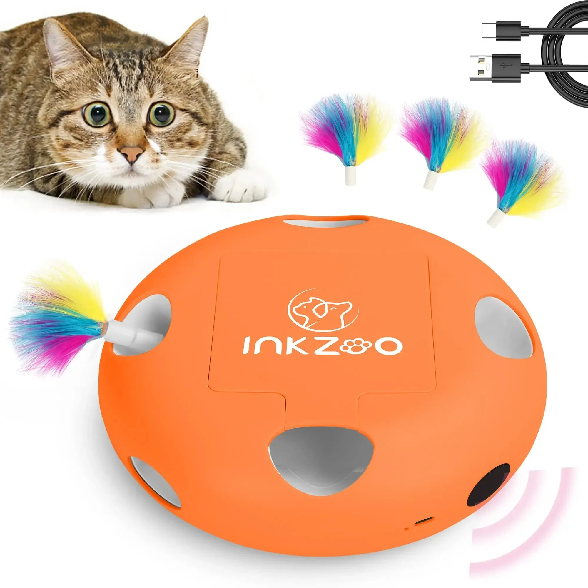 Smart  Interactive7 Holes Mice Whack-A-Mole Cat Toys