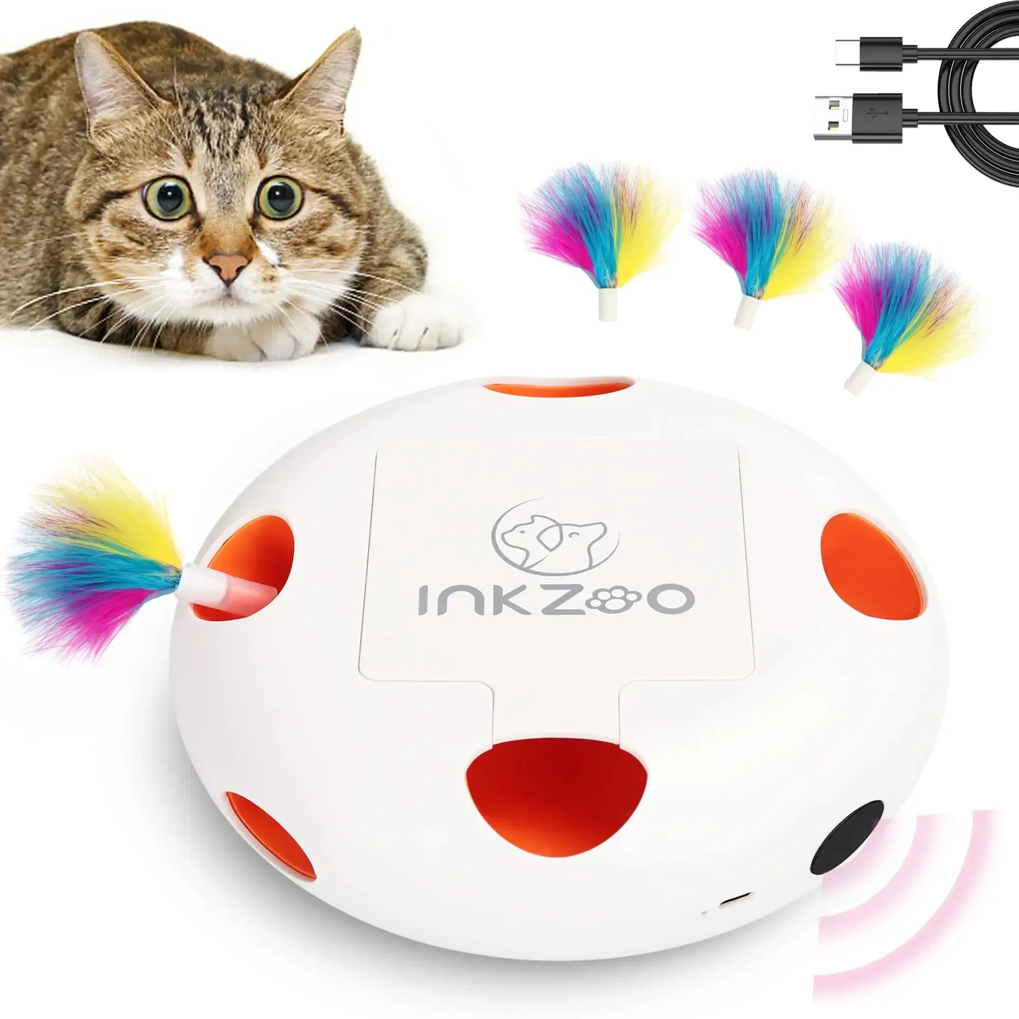 Smart  Interactive7 Holes Mice Whack-A-Mole Cat Toys
