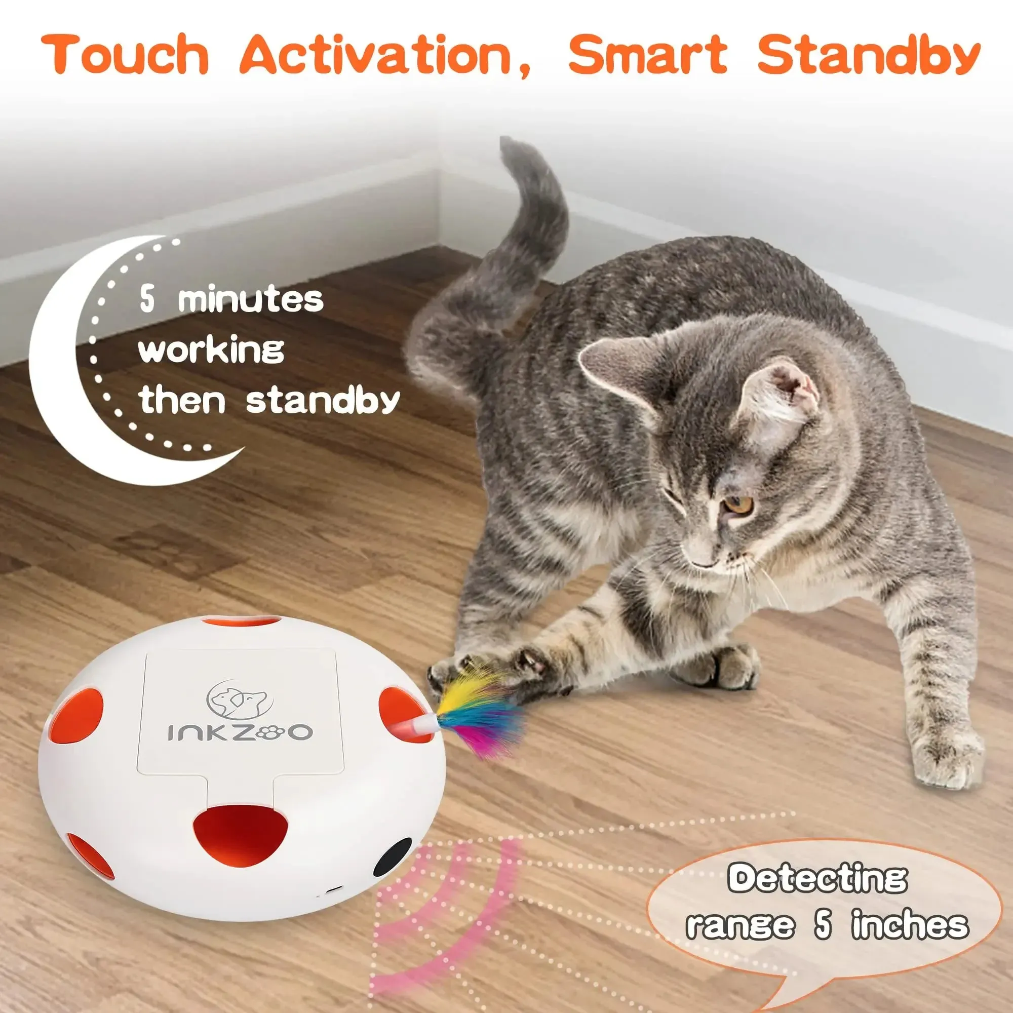 Smart  Interactive7 Holes Mice Whack-A-Mole Cat Toys