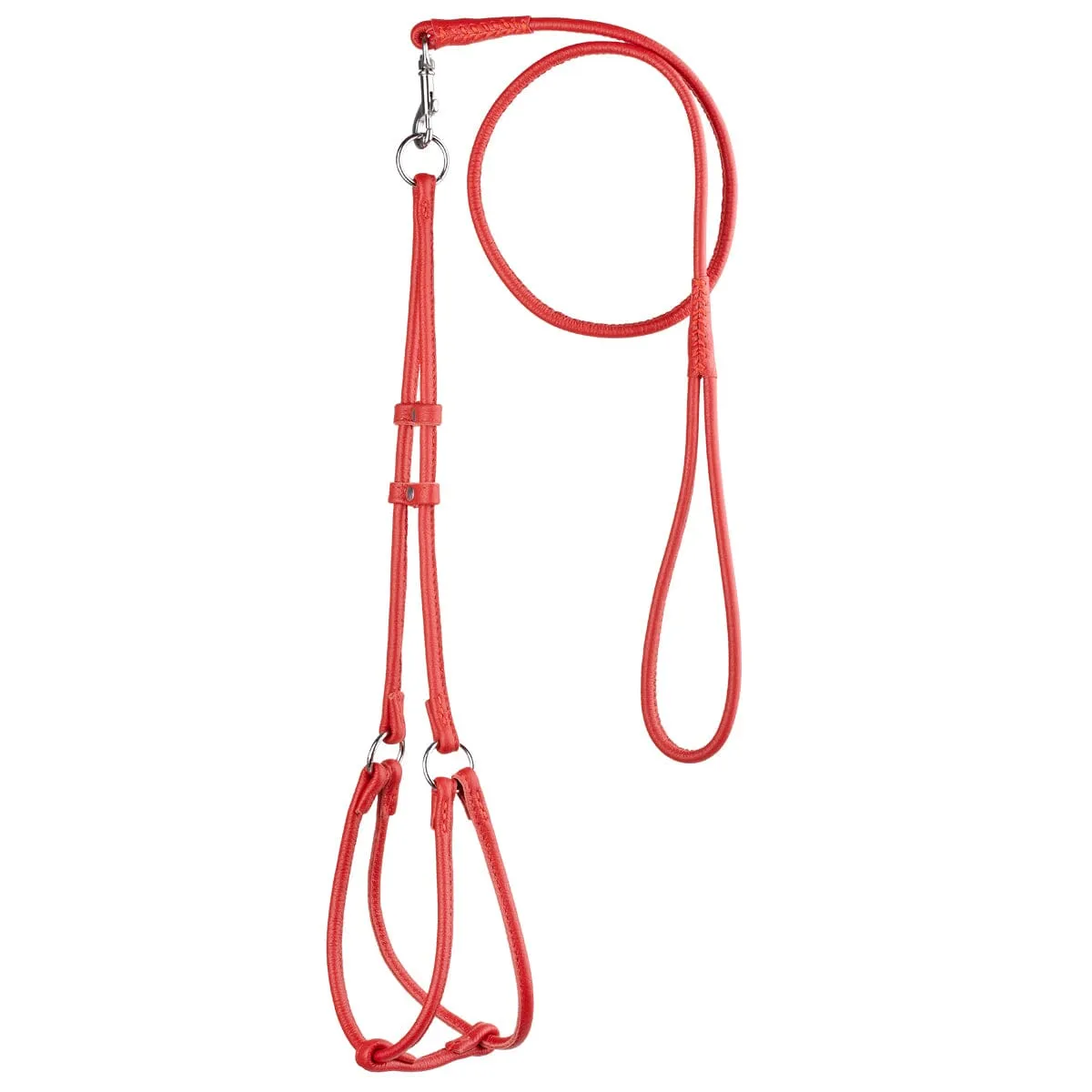 Soft Leather Round Step-In Harness   Round Lead