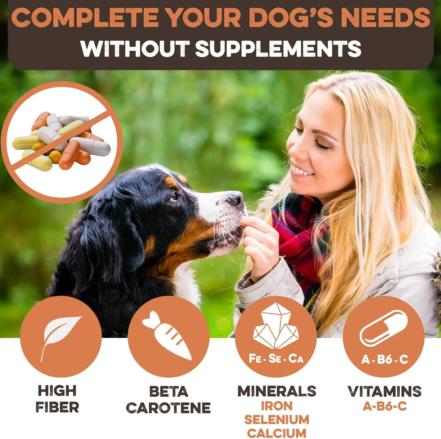 Sweet Potato Slices For Dogs - Half Slices, 14 oz - Single Ingredient Grain Free Dog Treats, Best High Anti-Oxidant Healthy 100% Natural Thick Cut Dried Sweet Potato Dog Treats, No Added Preservatives