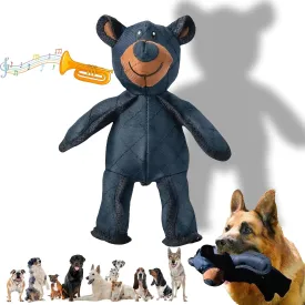 Unbreakable Bear Dog Toy, 2025 Upgrade Bigger and Stronger Unbreak Bear Dog Toys, Indestructible Bear Chew Toys Companion for Heavy Chewers, Resistant Squeaky Plush Pet Toys (1pc)