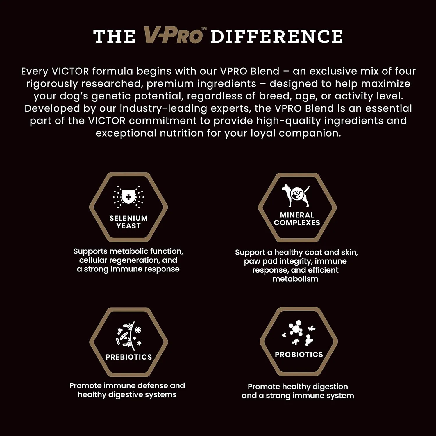 VICTOR Super Premium Dog Food  Professional Dry Dog Food  Super Premium Kibble with 26% Protein  Gluten-Free with Beef, Chicken & Pork Meals  for High Energy and Active Dogs & Puppies, 50lbs